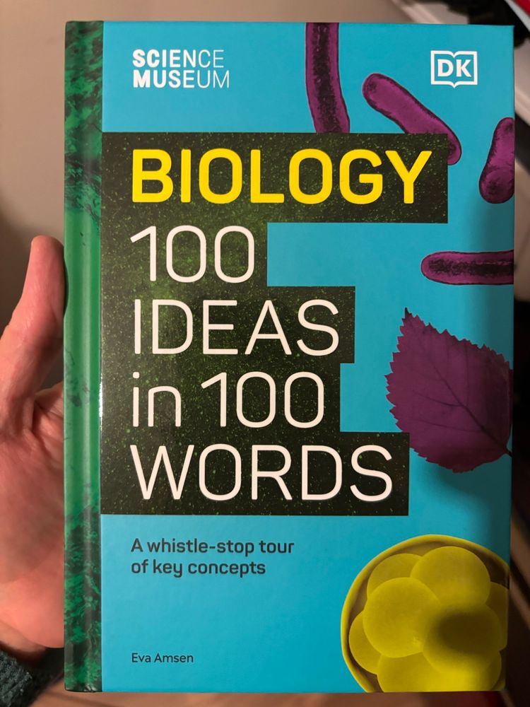 Book cover: Biology: 100 ideas in 100 words