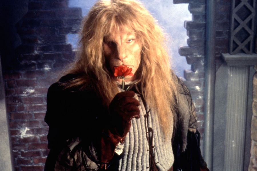 Ron Perlman as Vincent from the 1987 TV series, Beauty and the Beast. After escaping from a Terminator in 1984, Linda Hamilton had a romance with someone that lived in the sewers as a nice change of pace before returning to fight a liquid metal Terminator in 1991.