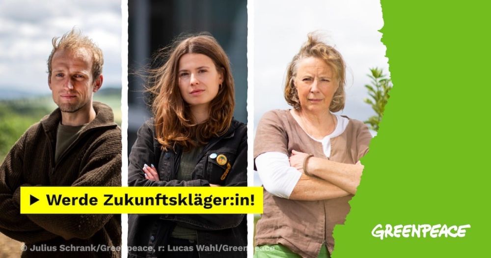 Die Zukunftsklage - Sammelklage für mehr Klimaschutz | Greenpeace