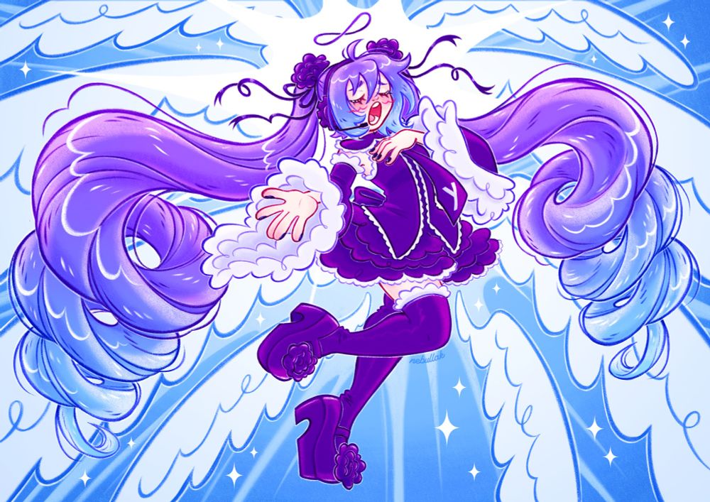 Digital fanart of Hatsune Miku