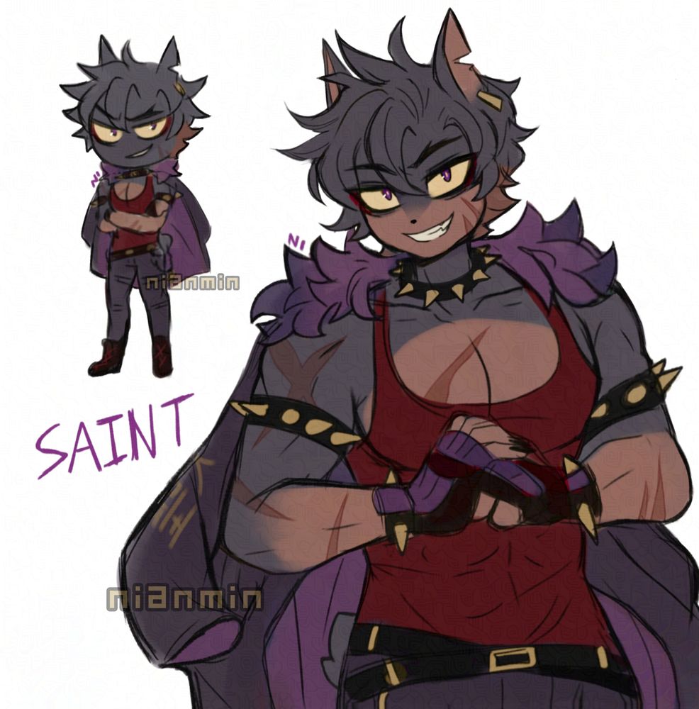 Saint is an infamous street gangster who leads his own local street gang. He is one of the few undefeated champions of an illegal underground fighting ring. He is tough, confident, and unruly, yielding to absolutely no one. Although, he loves a good fight and worthy opponents.