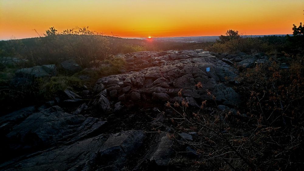 Sunrise this morning, April 28th, from Buck Hill!