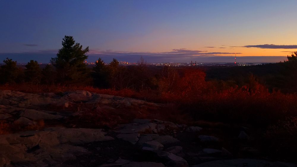 Dawn this morning, Oct 25th, from Buck Hill!