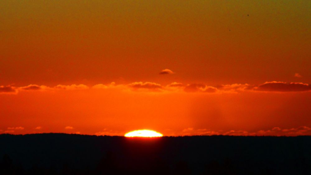 Dawn and sunrise this morning, Oct 18th, from Buck Hill!