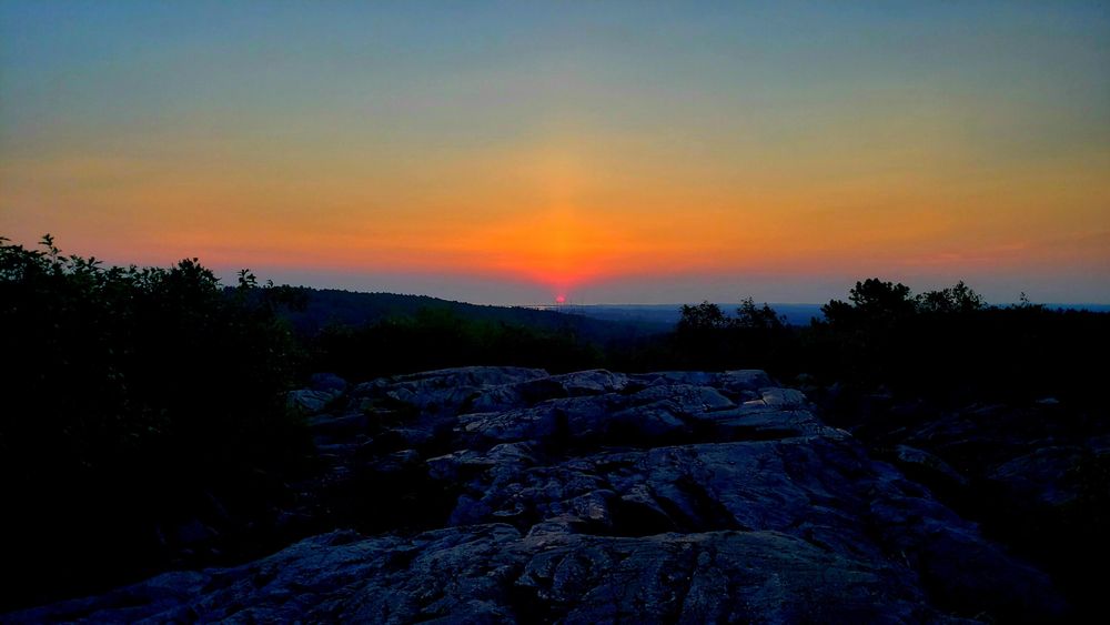 Dawn and sunrise this morning, Aug 11th, from Buck Hill!