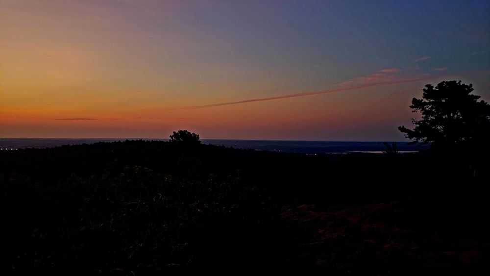 Dawn and sunrise this morning, Aug 11th, from Buck Hill!