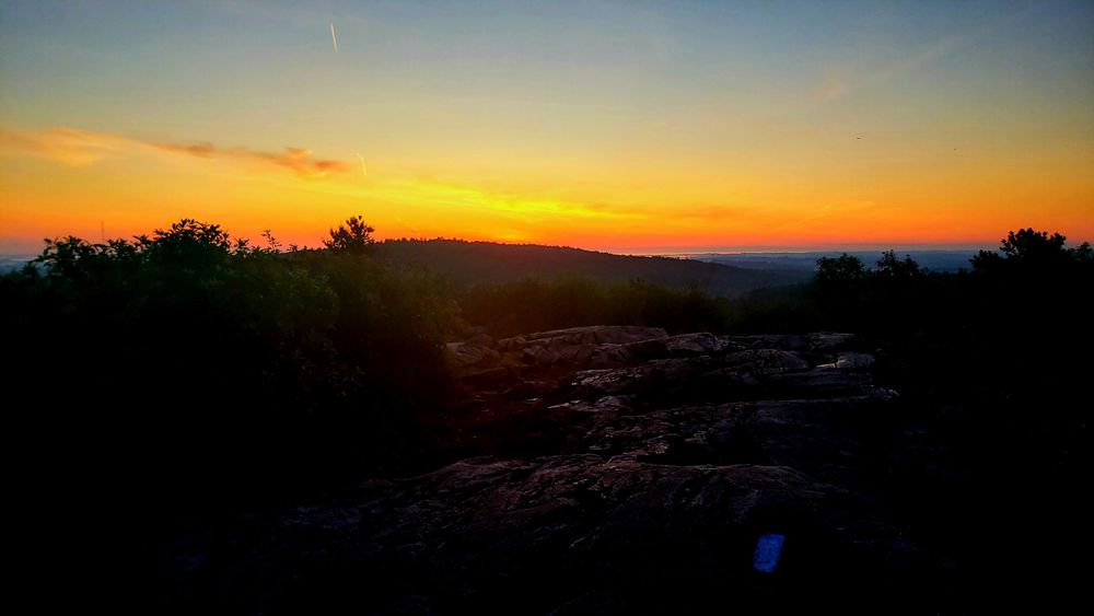 Dawn and sunrise this morning, June 30th, from Buck Hill!