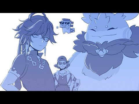 【手書き原神】灼烈の反魂の詩【Brazing heart/ピアノアレンジ】