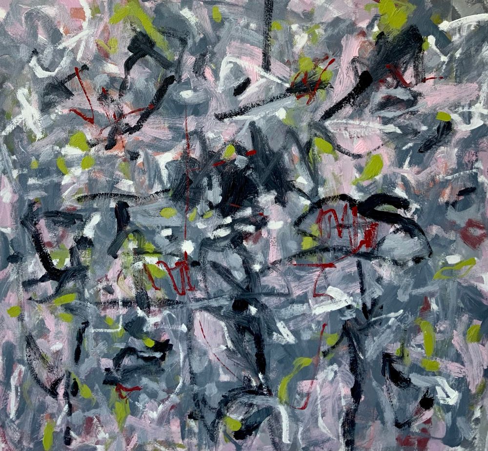 Abstract painting by Liz Zorn