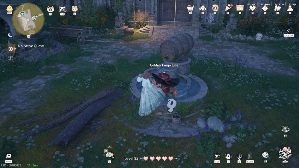 nikki stuck on hover