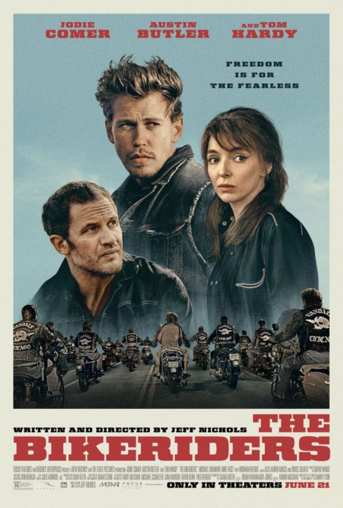 The Bikeriders Review- A Very Good Performance From Comer Doesn’t Overshadow Dark And Brooding Butler, And Hardy  Or A Lackluster Script