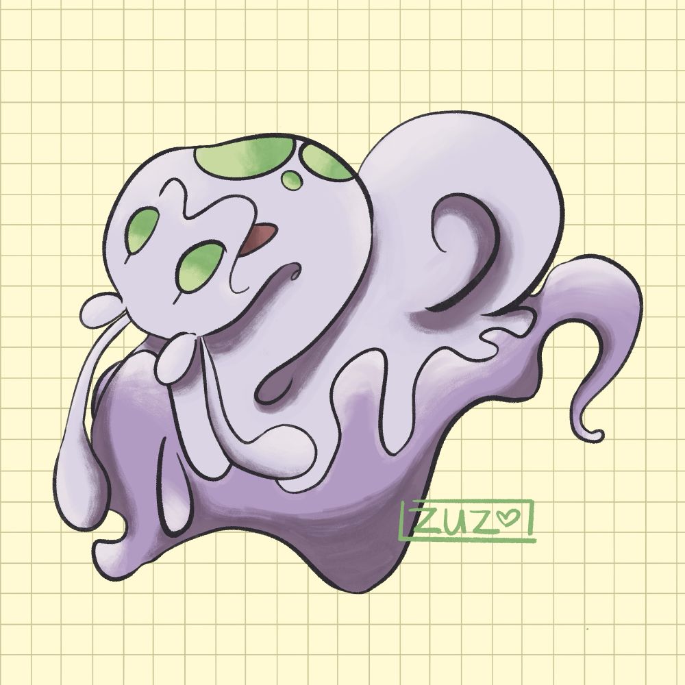 Fan art of Sliggoo from Pokémon 