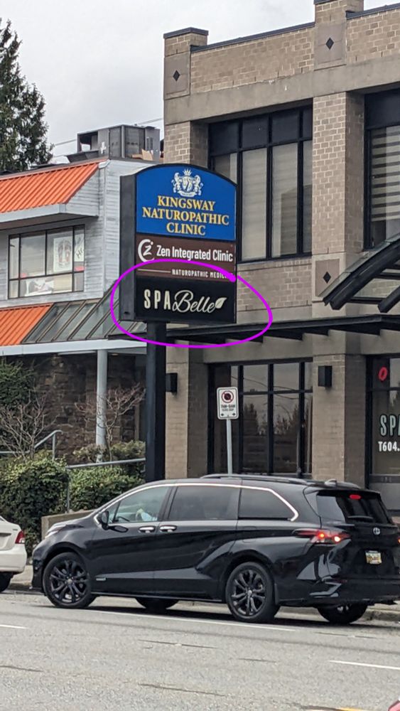 Enseigne : "Spa Belle"