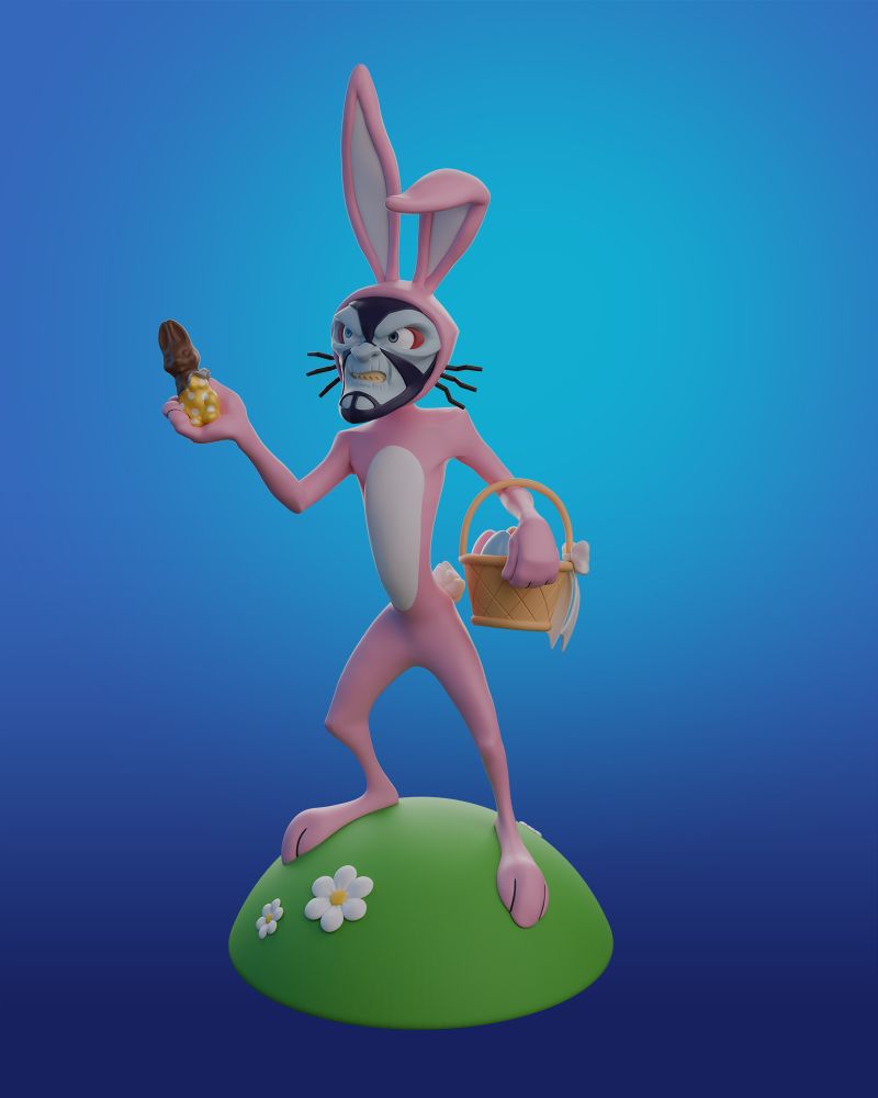 3d model. Farscape's Harvey as seen in Bad Idea but in the style of Revenging Angel.