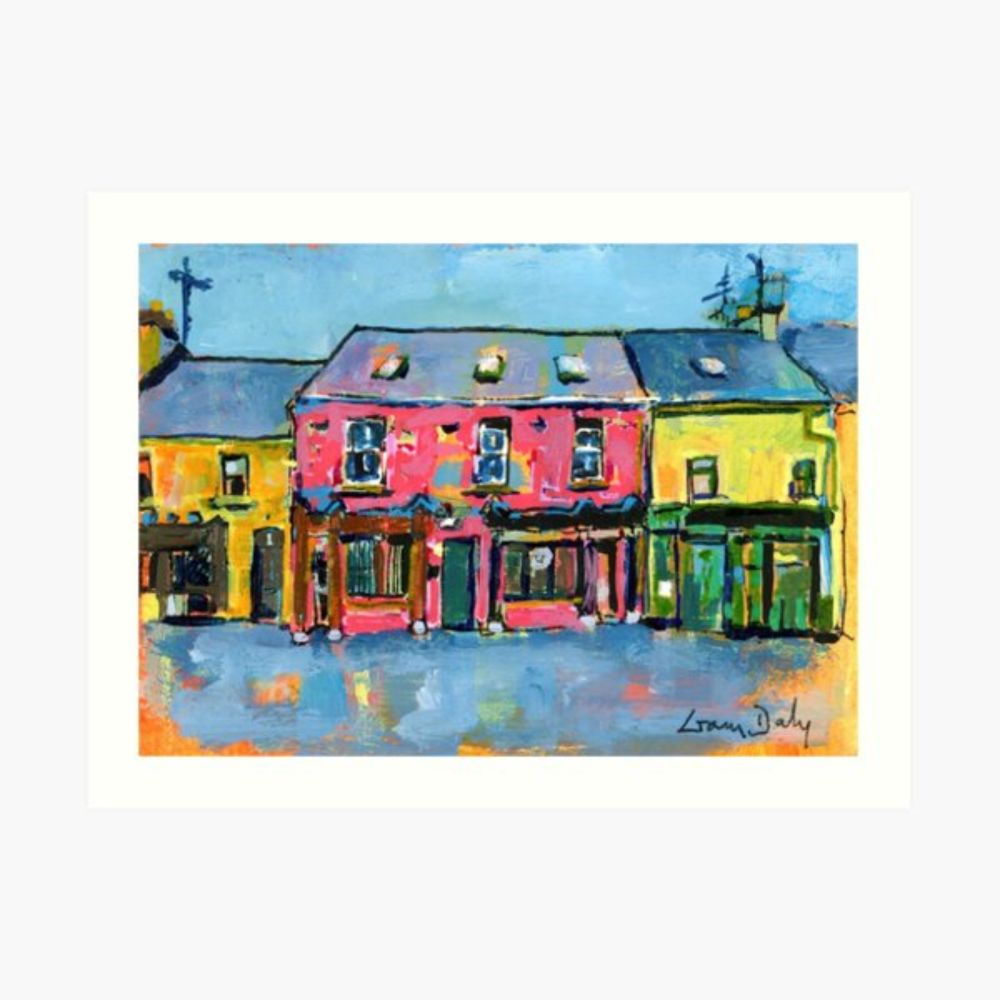 "Innishannon, Main Street (County Cork, Ireland)" Art Print for Sale by eolai