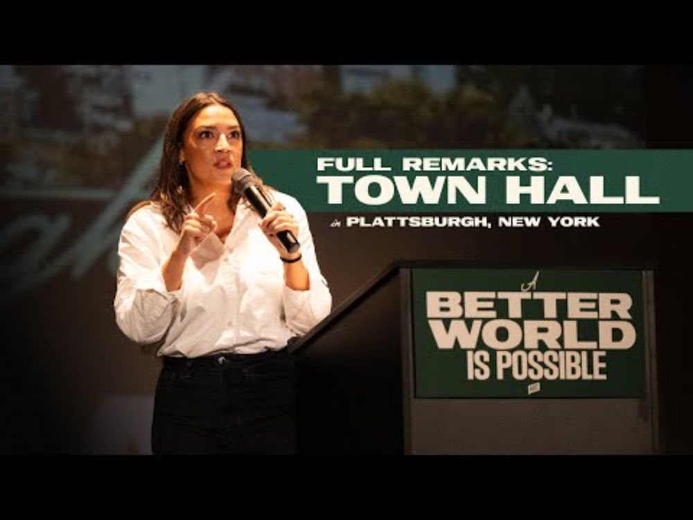 Full Remarks: AOC in Plattsburgh, New York | Alexandria Ocasio-Cortez
