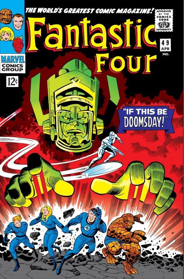 Fantastic Four (1961 series) #49 Jack Kirby cover