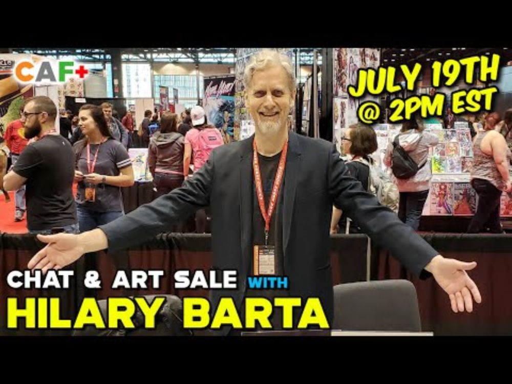 Interview and Art Sale with Comic Artist Hilary Barta
