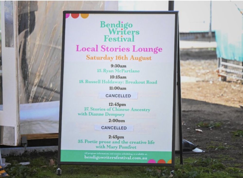It started off well enough, as all well-intentioned stories do. The Bendigo Writers’ Festival’s marketing for their August event had...