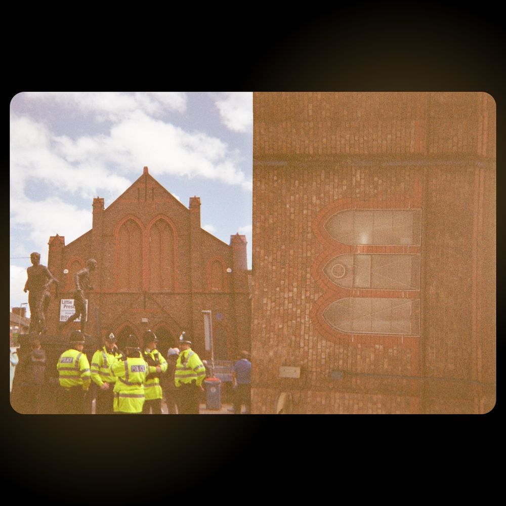 Half-Frame photographic prints from around Goodison Park. Taken with Agfa Half-Frame Camera on expired Kodak Ultra 400