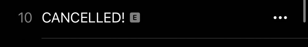 track 10 of Taylor Swift's new album Life of a Showgirl, titled 'Cancelled!' in all caps. It's explicit apparently