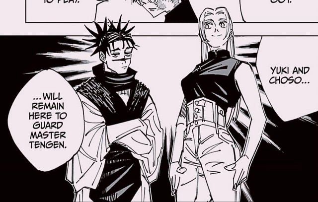 choso kamo and yuki tsukumo from jujutsu kaisen