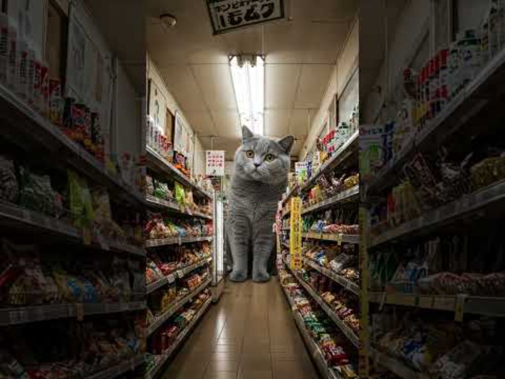 Imagine a world where our pets were magnificently giant 🐶🐱🦜 #pets #tokyo