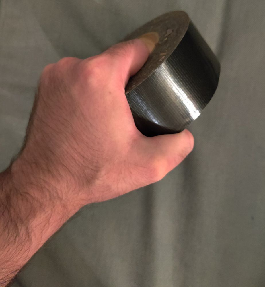 Ego holding duct tape