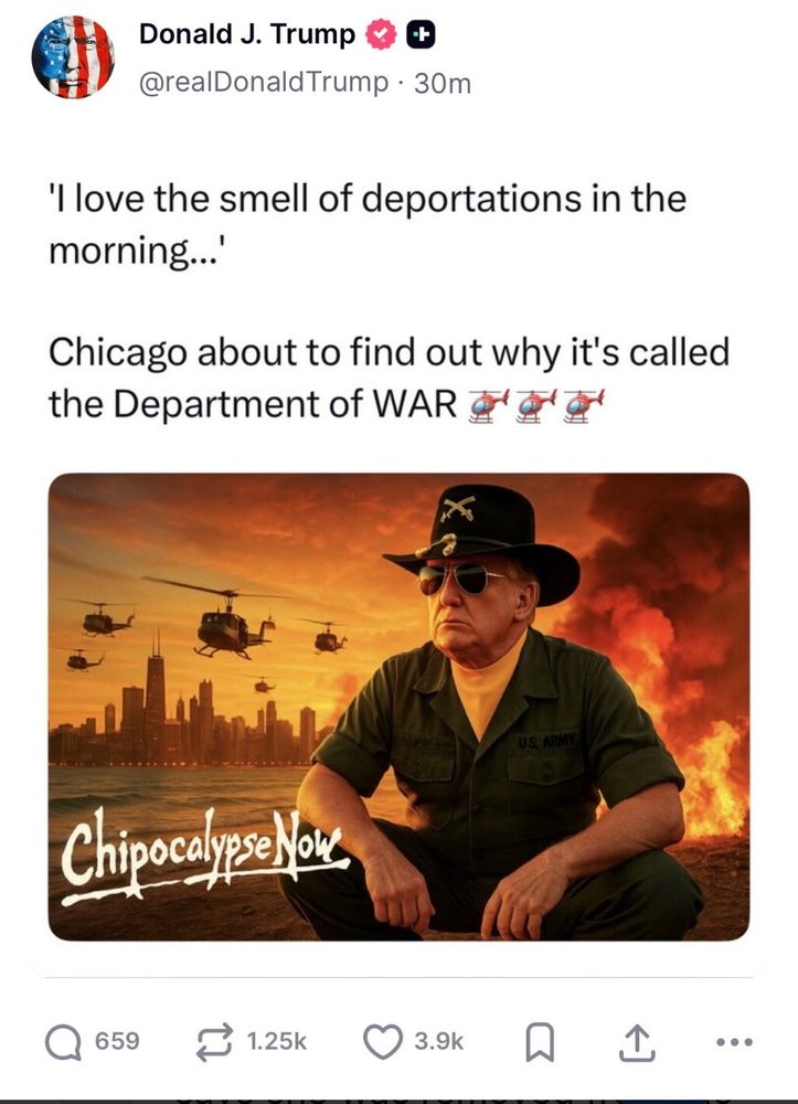 Trump pretending to be a soldier in Vietnam