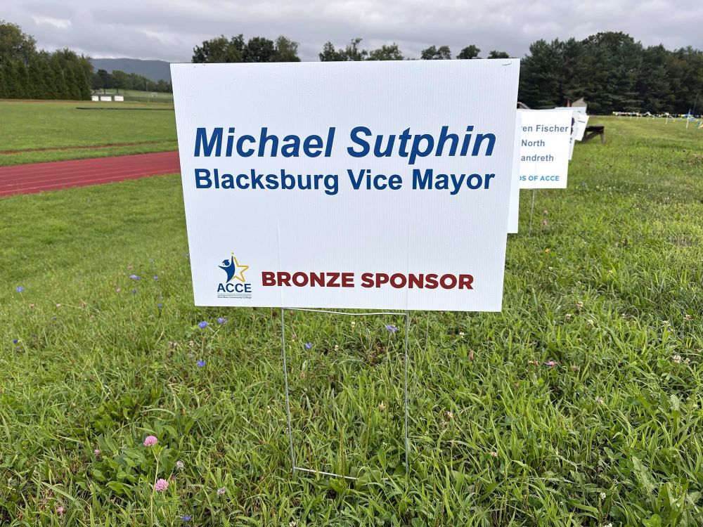 Michael Sutphin, Blacksburg Vice Mayor - Bronze Sponsor