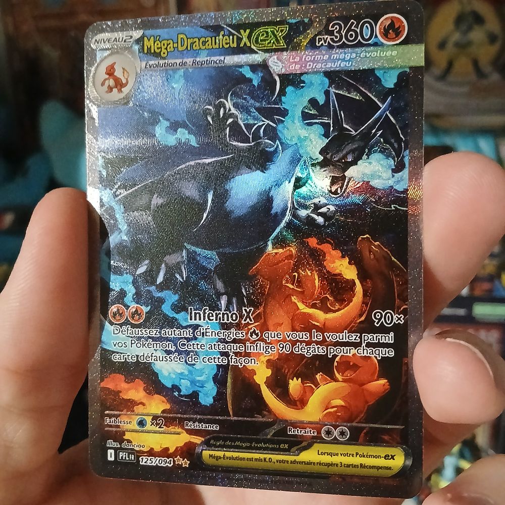 Mega Charizard X EX SIR pokemon card