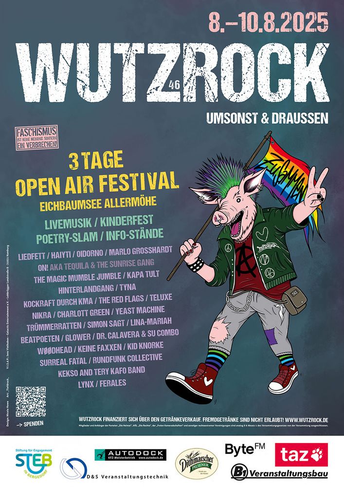 Wutzrock 8.-10.8.2025
UMSONST & DRAUSSEN
