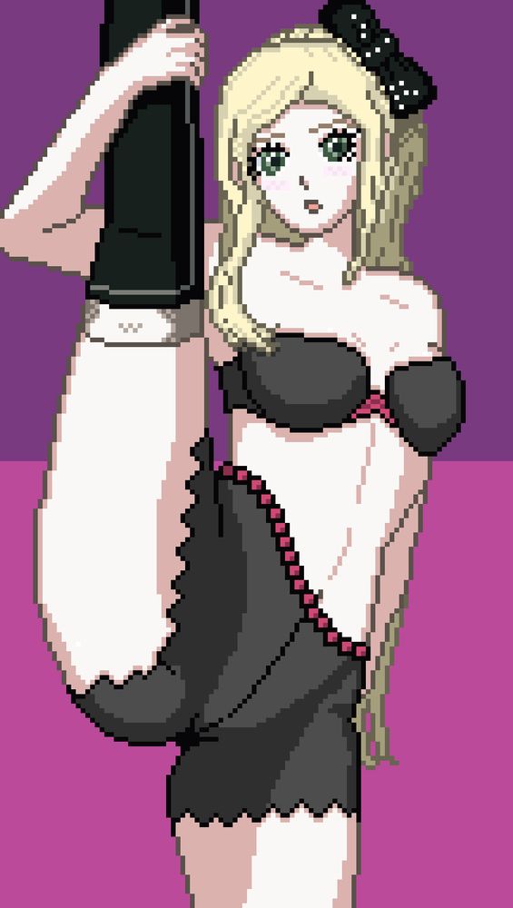 Sonia Nevermind doing splits