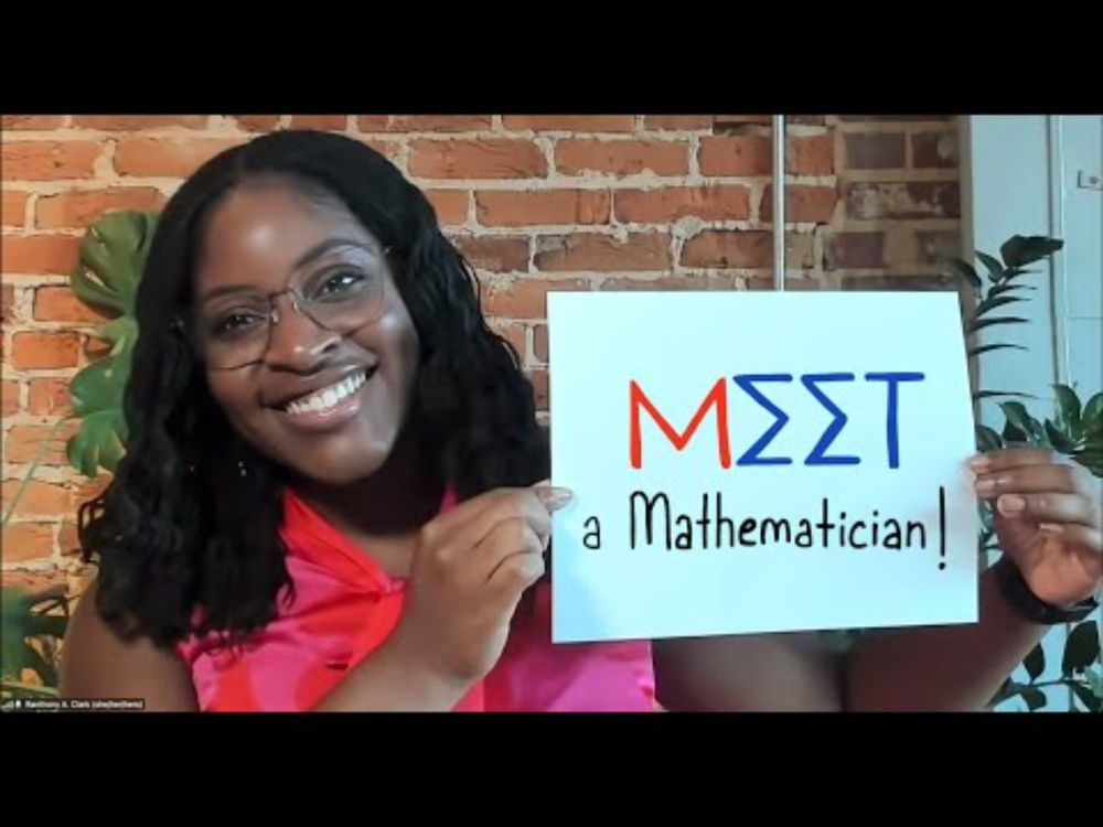 MEET a Mathematician! - Dr. Ranthony A. Clark