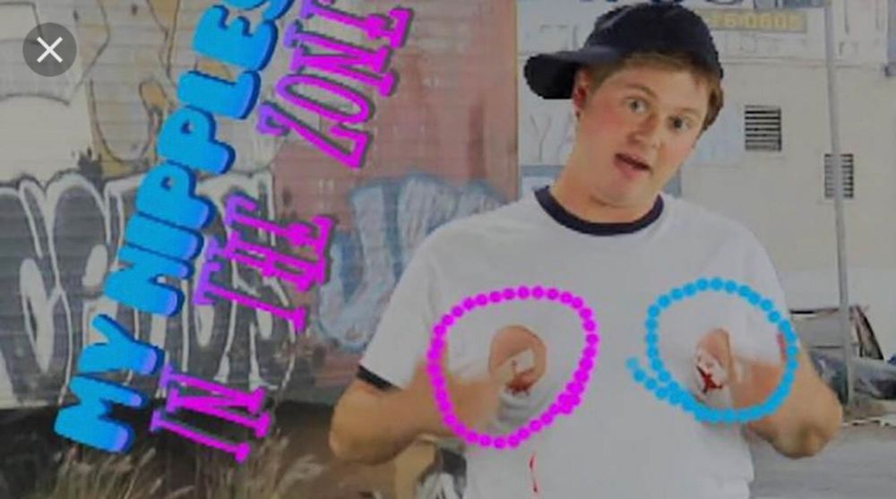 Screenshot of Tim Heidecker from the Tim & Eric “Bloody Nips” skit