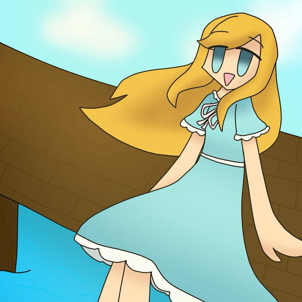 This is a mermaid au I’m working on soon, no Marie isn’t the mermaid, Raphael is hehe