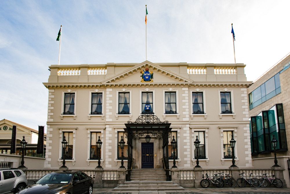 A grand house
