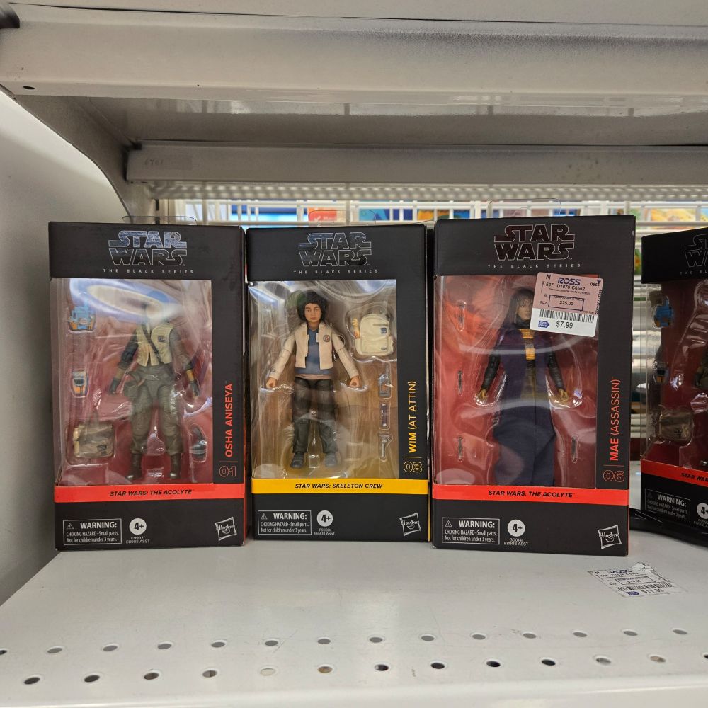 I'm gonna wind up with the whole Acolyte & Skeleton Crew casts because of this store and my need for background extras.
