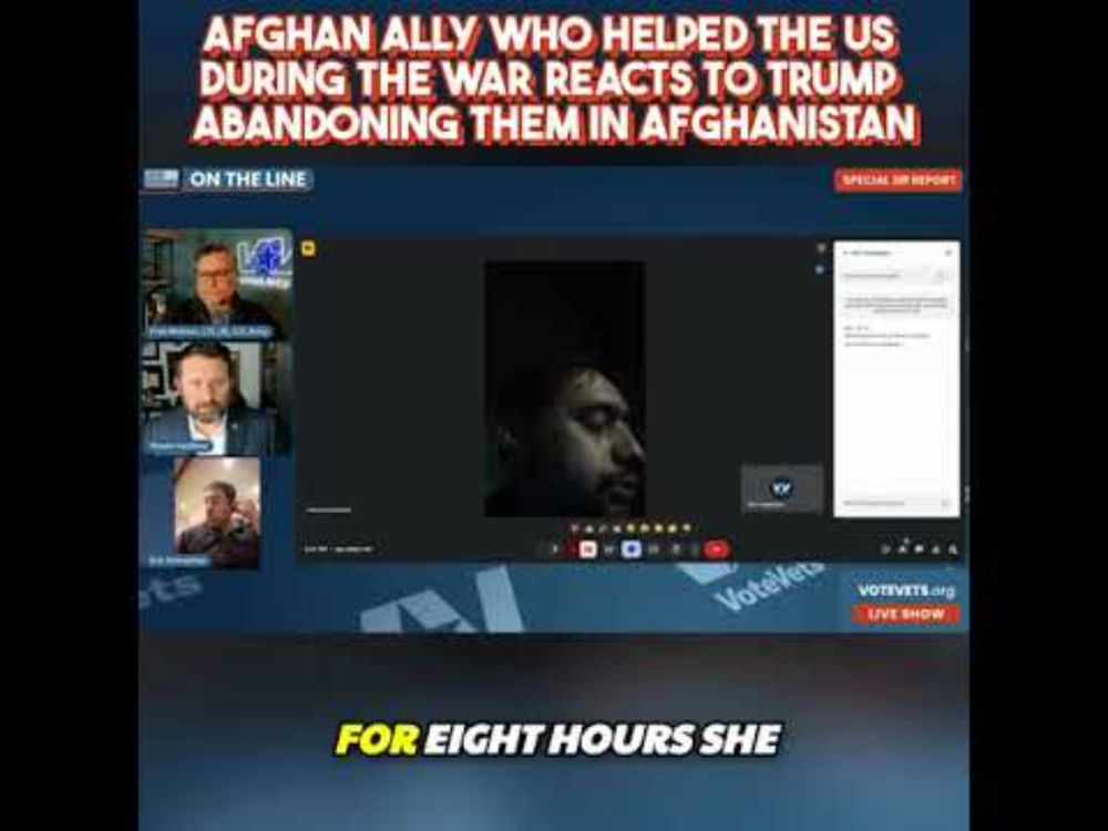 Afghan Ally Who Helped The U.S. During The War Reacts To Trump Abandoning Them In Afghanistan