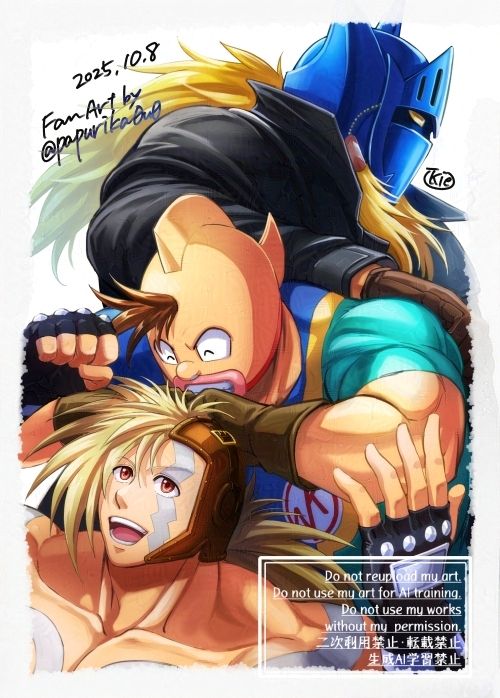 KinnikumanFanart/Chaos & Mantaro & Kevin
キン肉マンファンアート/カオス＆万太郎＆ケビン