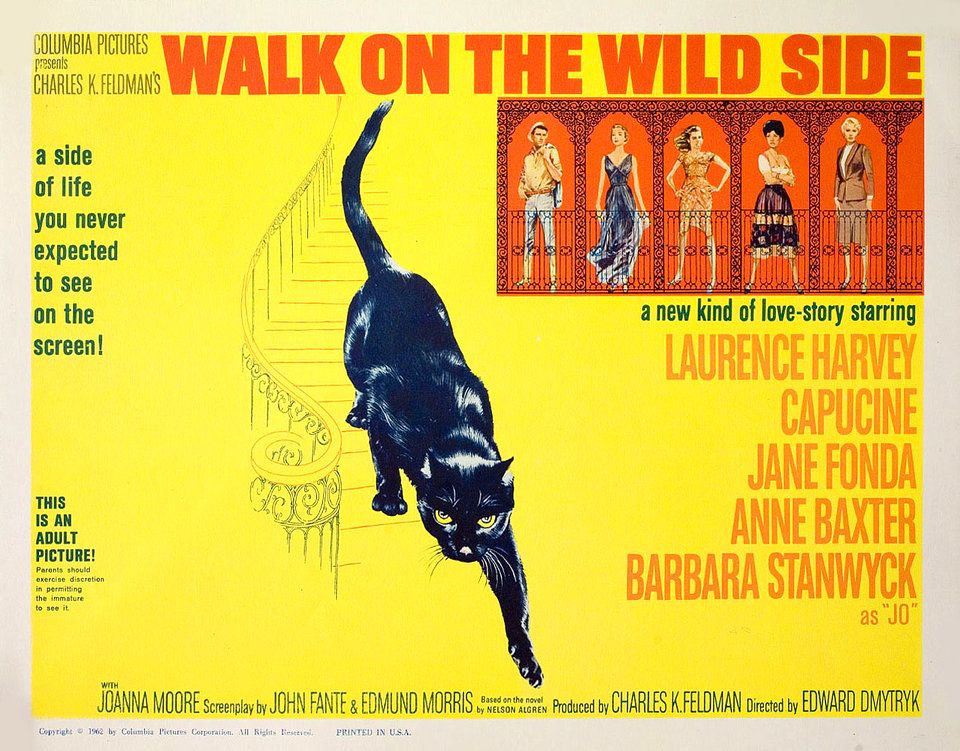 Walk on the Wild Side
Directed by Edward Dmytryk