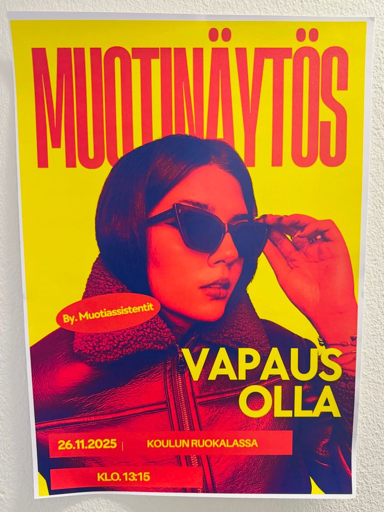 Meritalon muotinäytöksen mainos  