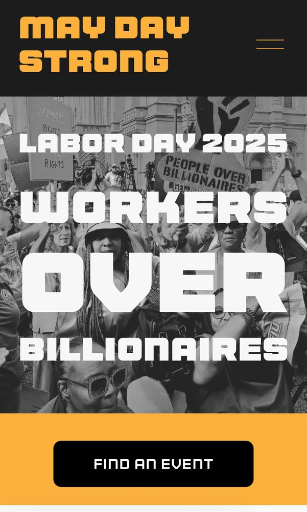 maydaystrong.org Labor Day 2025 workers over billionaires
