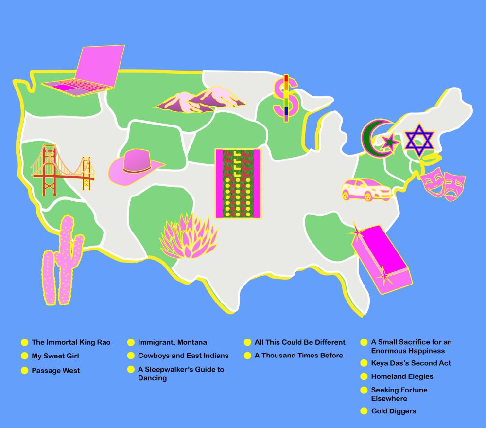 A Literary Map of South Asian America - Electric Literature