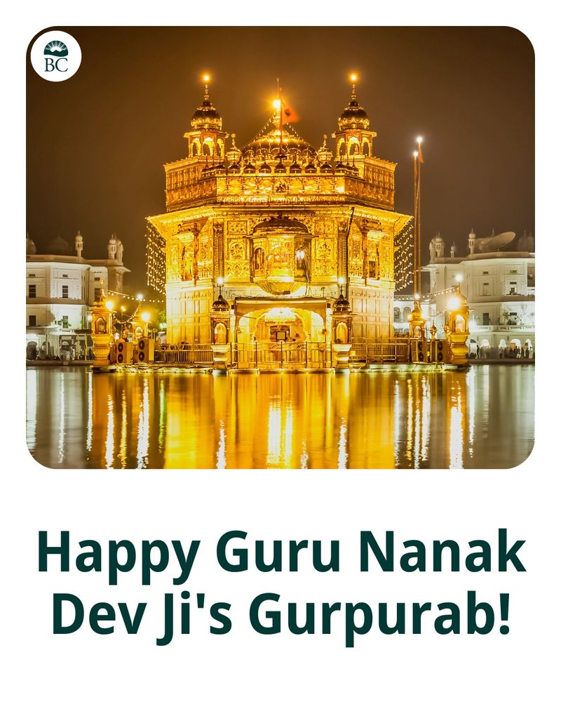 Happy Guru Nanak Dev Ji's Gurpurab!