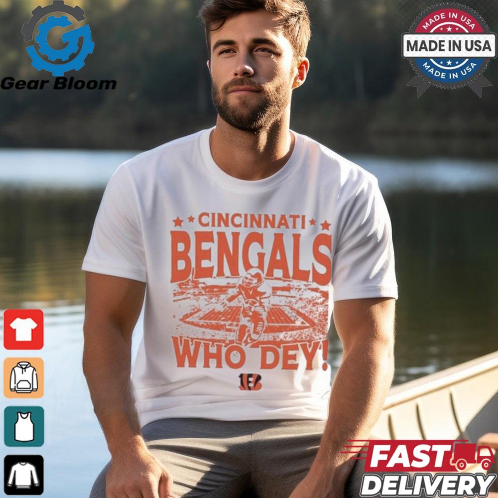 Cincinnati Bengals Gameday Who Dey Vintage Stadium Shirt - Gearbloom