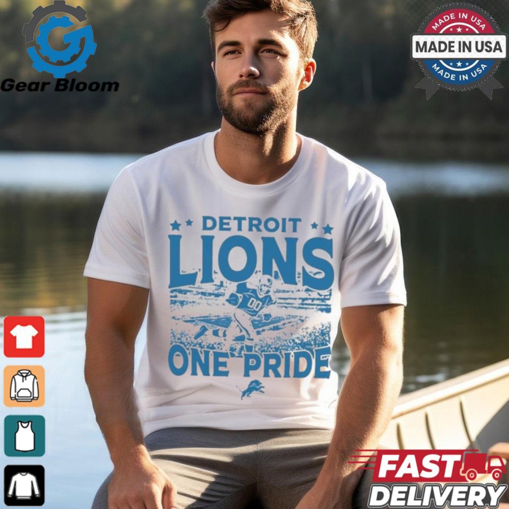 Detroit Lions Gameday One Pride Vintage Stadium Shirt - Gearbloom