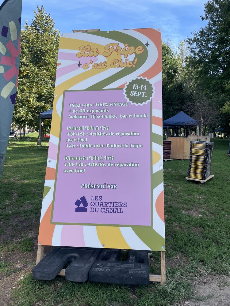 Programme de l'événement La Fripe c'est Chic!