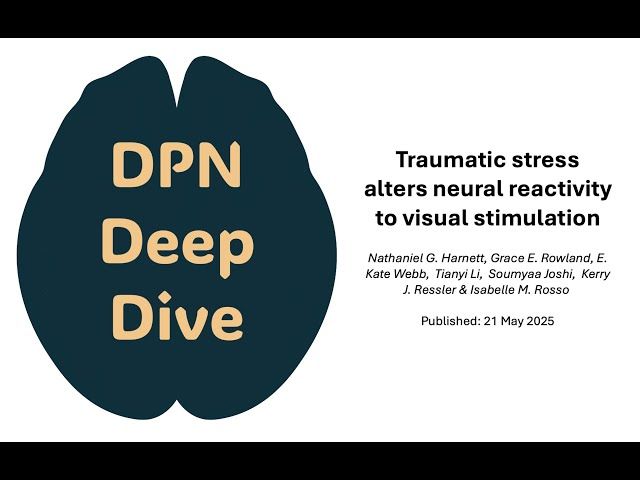 Traumatic stress alters neural reactivity to visual stimulation