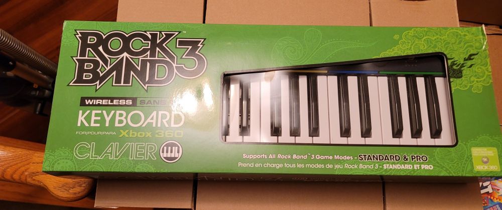 Rock Band 3 keyboard for 360